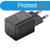 Wall charger, Vention, FEPB0-EU, USB-C, 20W, GaN (black)