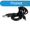 Akyga AK-DC-03 USB-A / DC 3,5 x 1,35mm cable 0,8m Black