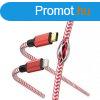 Hama REFLECTIVE Lightning/Type-C 1,5m Red