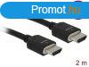 DeLock Ultra High Speed HDMI 48Gbps 8K 60Hz 2m cable Black