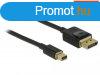 DeLock Mini DisplayPort to DisplayPort cable 8K 60 Hz 1m DP 