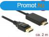 DeLock DisplayPort 1.2 male > High Speed HDMI-A male pass