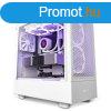 NZXT H5 Flow Tempered Glass White