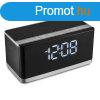 Platinet PMGC10A Bluetooth Speaker + Clock Black