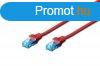 Digitus CAT5e U-UTP Patch Cable 10m Red