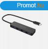 Approx 4 Port USB 3.0 HUB to Type C Black