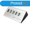 Logilink USB 2.0 High Speed Hub 4-Port + 1x Fast Charging Po