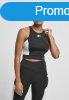 Ladies Starter Sports Cropped Top black/white