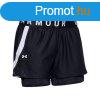 Under Armour Play Up 2-in-1 Shorts-BLK