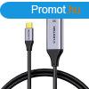 Lention CU808D USB-C to DisplayPort cable, 8K60Hz, 1.7m (bla