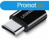 UGREEN US157 micro USB - USB-C adapter (fekete)