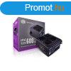 COOLER MASTER Tpegysg MWE 600W, 12cm, 80+ White V2, Aktv 