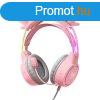 ONIKUMA X15Pro Gaming Headphones Pink/Deer Horns