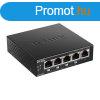 D-LINK Switch 5x1000Mbps (4xPOE+) Fmhzas Asztali, DGS-1005