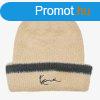 Tli sapka karl kani Signature Fluffy Beanie sand/black