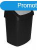 Horse Curver SWING BIN, 15L, 24,8x30,6x41,8 cm, fekete / me