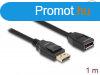 DeLock DisplayPort 1.2 male/famale 4K Extension cable 1m Bla