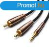 UGREEN AV170 kbel 2x RCA (Cinch) jack 3,5mm, 2m (fekete)