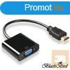 BLACKBIRD talakt HDMI-A male to VGA female, Fekete