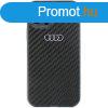 Audi Carbon Fiber iPhone 12/12 Pro 6.1" fekete kemnyto