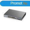 ZyXEL GS1350-18HP 16-port GbE Smart Managed PoE Switch with 