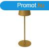 Platinet Table Waterproof IP44 Regulation Rechargable Gold