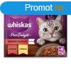 Whiskas 4 pack adult Pure Delight marha-baromfi aszpikban 4x