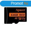 Apacer MicroSD krtya - 64GB microSDXC UHS-I U3 V30 A2 (R/W: