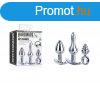 Hardware Gear 3-In-1 Metal Butt Plug Kit Set I