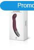 TITANZ 8" SILICONE RECHARGEABLE VIBRATOR IN RUBINE RED