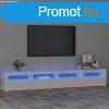 magasfny fehr TV-szekrny LED lmpkkal 240 x 35 x 40 cm