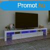 magasfny fehr TV-szekrny LED lmpkkal 230x36,5x40 cm