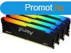 Kingston 64GB DDR4 3200MHz Kit(4x16GB) Fury Beast RGB Black