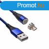 Akyga AK-USB-47 USB-A (m) / microUSB (m) magnetic 1m Blue