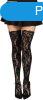 Leg Avenue Rose Lace Stockings 9762