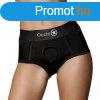 Vibrating Strap-on Brief Black, M?L