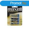 Maxell Elem - Szuper Alkli elem, 4db AA (LR6), 1,5V (no mer