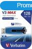 Pendrive, 128GB, USB 3.2, 175/80 MB/s, VERBATIM "V3 MAX