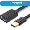 UGREEN USB-A to USB-A male/famale cable 0,5m Black