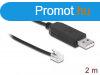 DeLock Adapter cable USB Type-A to Serial RS-232 RJ9/RJ10 wi