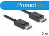 DeLock DisplayPort cable 8K 60 Hz 40 Gbps 2m Black