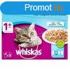 Whiskas alutasak 12-pack halas vlogats aszpikban 12x85g Mu