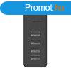 Orico W5P-100 USB-4x USB 2.0 hub adapter (fekete)