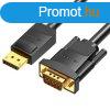 Vention Displayport male to VGA male cable 1,5m Black