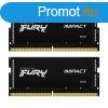 Kingston 16GB DDR5 4800MHz Kit(2x8GB) SODIMM Fury Impact Bla