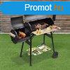 2in1 faszenes BBQ grill s smoker