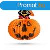 Halloween-i tks lampion - macskval - akaszthat - 26 cm