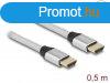 DeLock Ultra High Speed HDMI Cable 48 Gbps 8K 60 Hz 0,5m cer