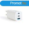 Hlzati Adapter USB + Type-C PD45W gyorstltssel - fehr