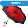 Fordtott eserny - piros virg mintval - MS-274